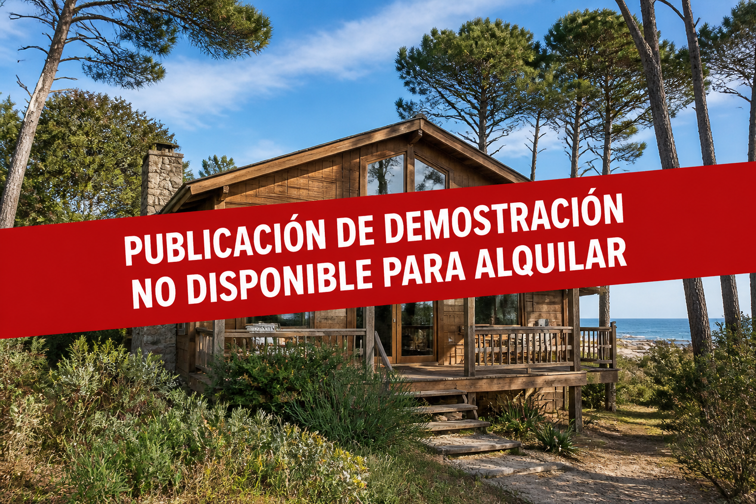 PUBLICACIÓN DE DEMOSTRACIÓN · Cabaña Sendero Verde, alojamiento en La Pedrera